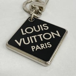 Louis Vuitton Keychain Portocle Damier Clark M66268 Black Silver Men's