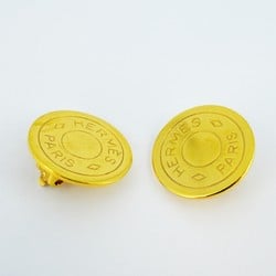 Hermes Earrings Serie GP Plated Gold Ladies