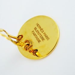 Hermes Earrings Serie GP Plated Gold Ladies