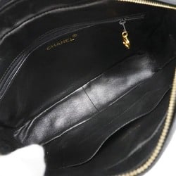 Chanel Shoulder Bag Matelasse Lambskin Black Women's