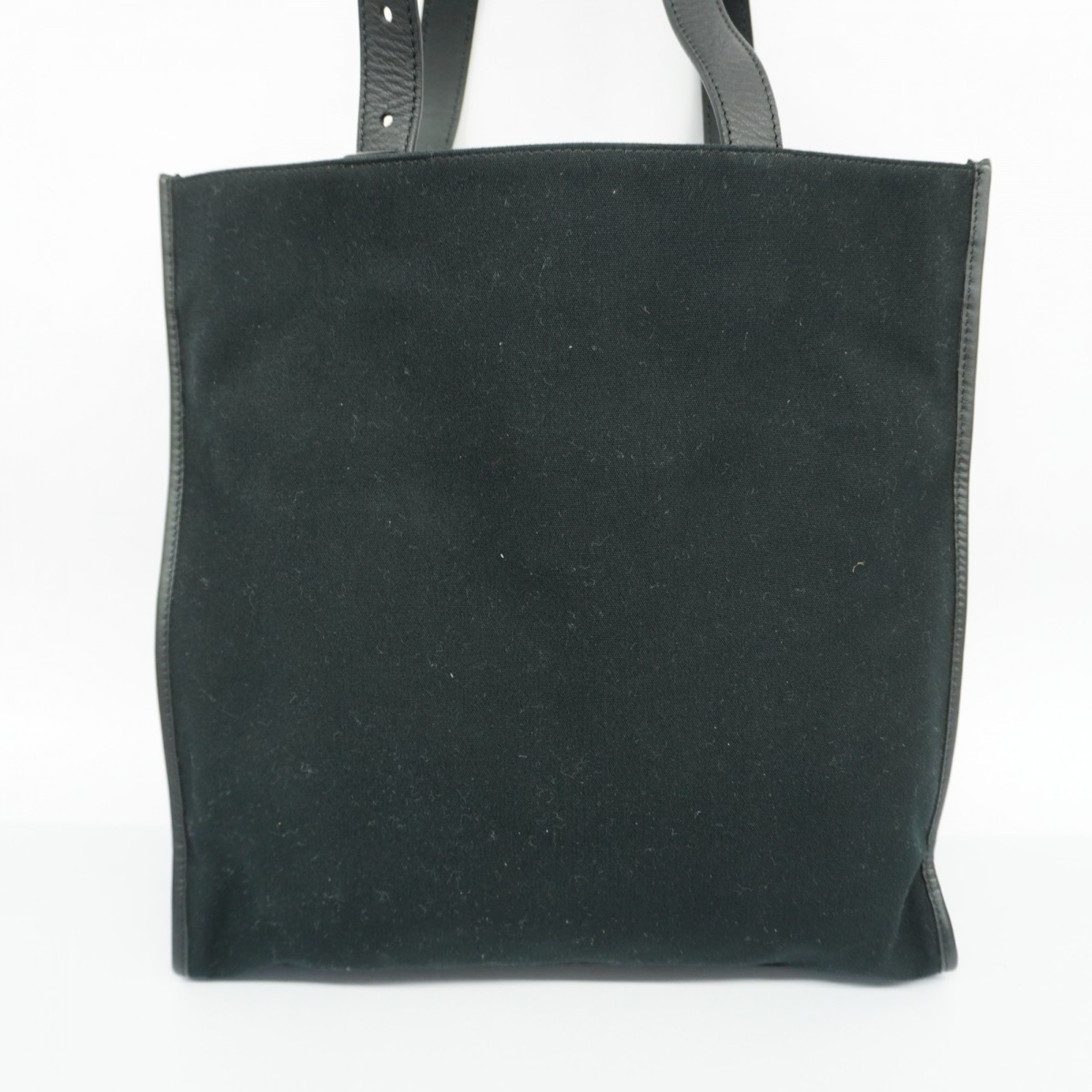 Fendi Tote Bag Canvas Black Women's