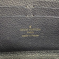 Louis Vuitton Long Wallet Monogram Empreinte Portefeuille Clemence M69415 Marine Rouge Ladies