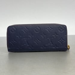 Louis Vuitton Long Wallet Monogram Empreinte Portefeuille Clemence M69415 Marine Rouge Ladies