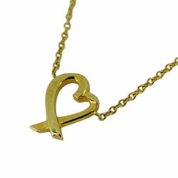 Tiffany Necklace Loving Heart K18YG Yellow Gold Ladies