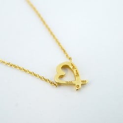 Tiffany Necklace Loving Heart K18YG Yellow Gold Ladies