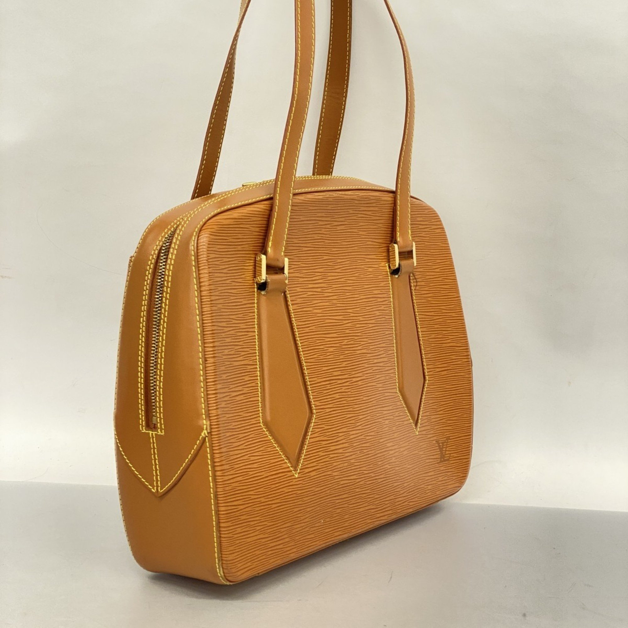 Louis Vuitton Shoulder Bag Epi Voltaire M52438 Zipangu Gold Ladies