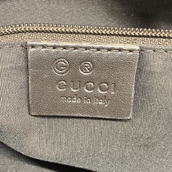 Gucci Tote Bag GG Canvas 272398 Leather Brown Women's