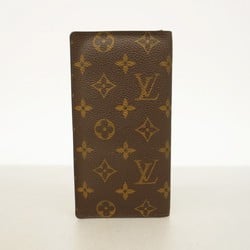 Louis Vuitton Long Wallet Monogram Porte Valeur Carte Credit M61823 Brown Men's Women's