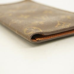 Louis Vuitton Long Wallet Monogram Porte Valeur Carte Credit M61823 Brown Men's Women's