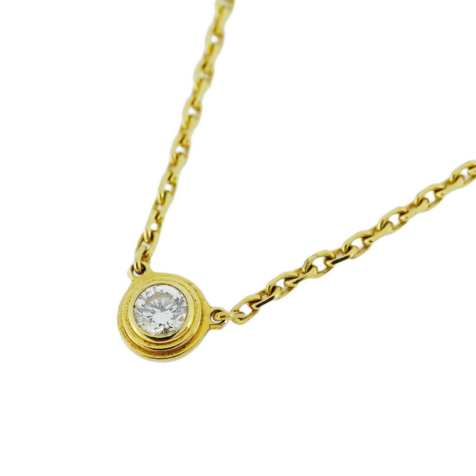 Cartier Necklace Diamant Legend XS 1PD Diamond K18YG Yellow Gold Ladies