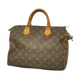 Louis Vuitton Handbag Monogram Speedy 30 M41108 Brown Ladies