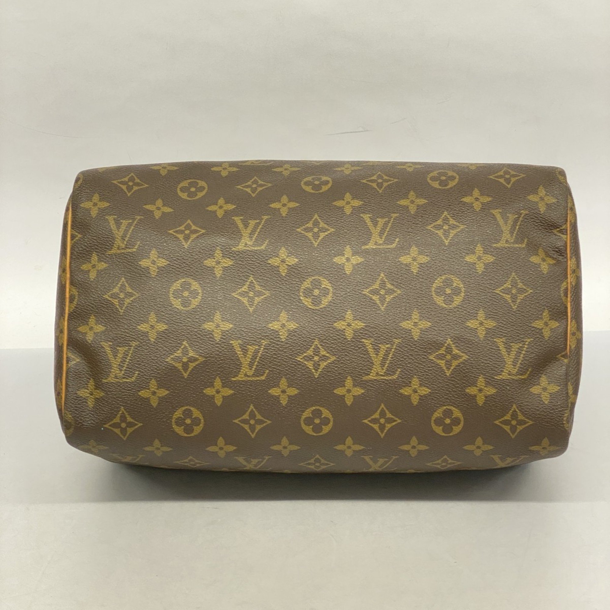 Louis Vuitton Handbag Monogram Speedy 30 M41108 Brown Ladies