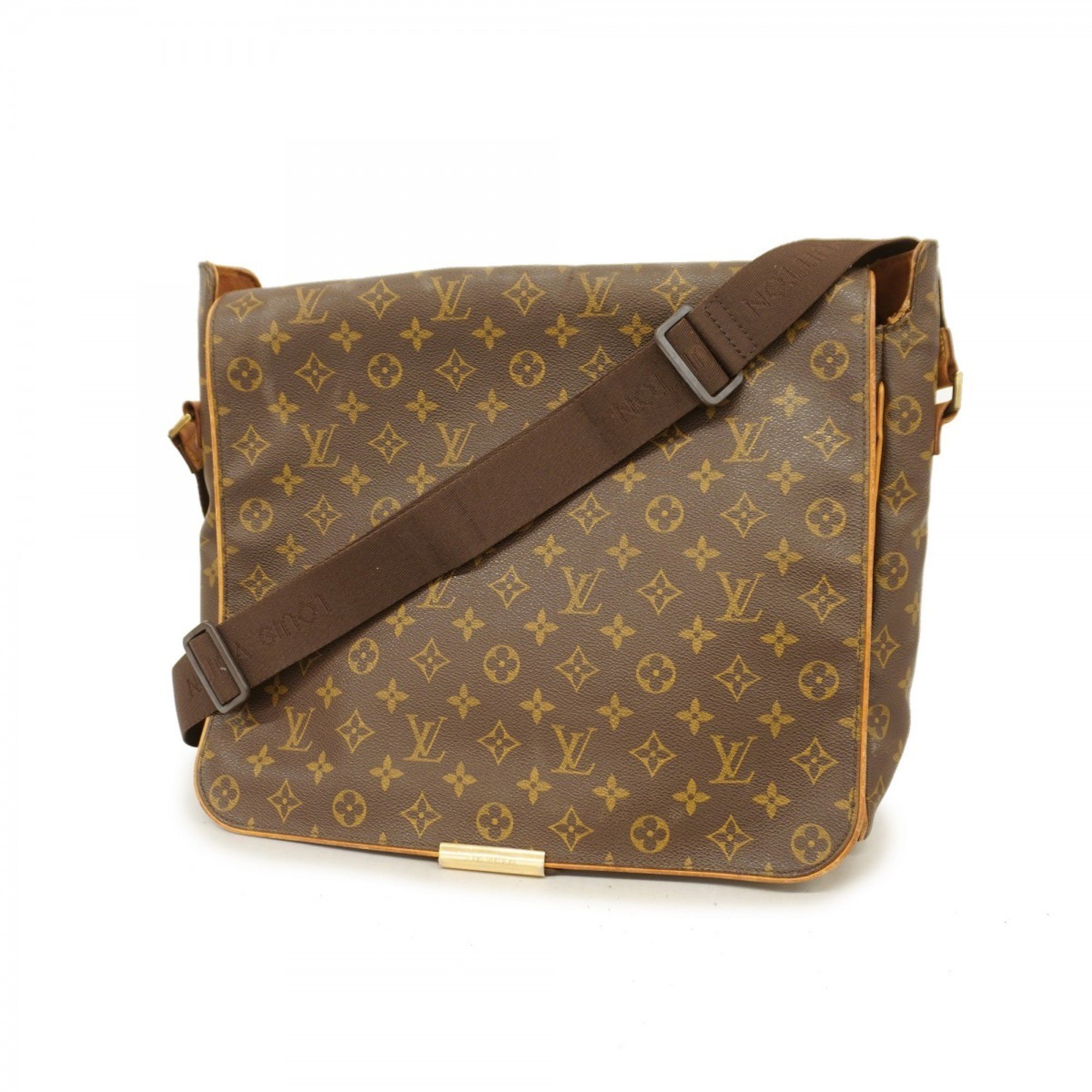 Louis Vuitton Shoulder Bag Monogram Abess M45257 Brown Men's