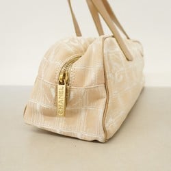 Chanel handbag New Travel Nylon Beige Ladies