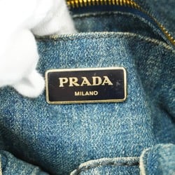 Prada tote bag canapa denim blue ladies