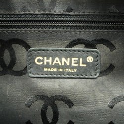 CHANEL Handbag Wild Stitch Lambskin Black Women's