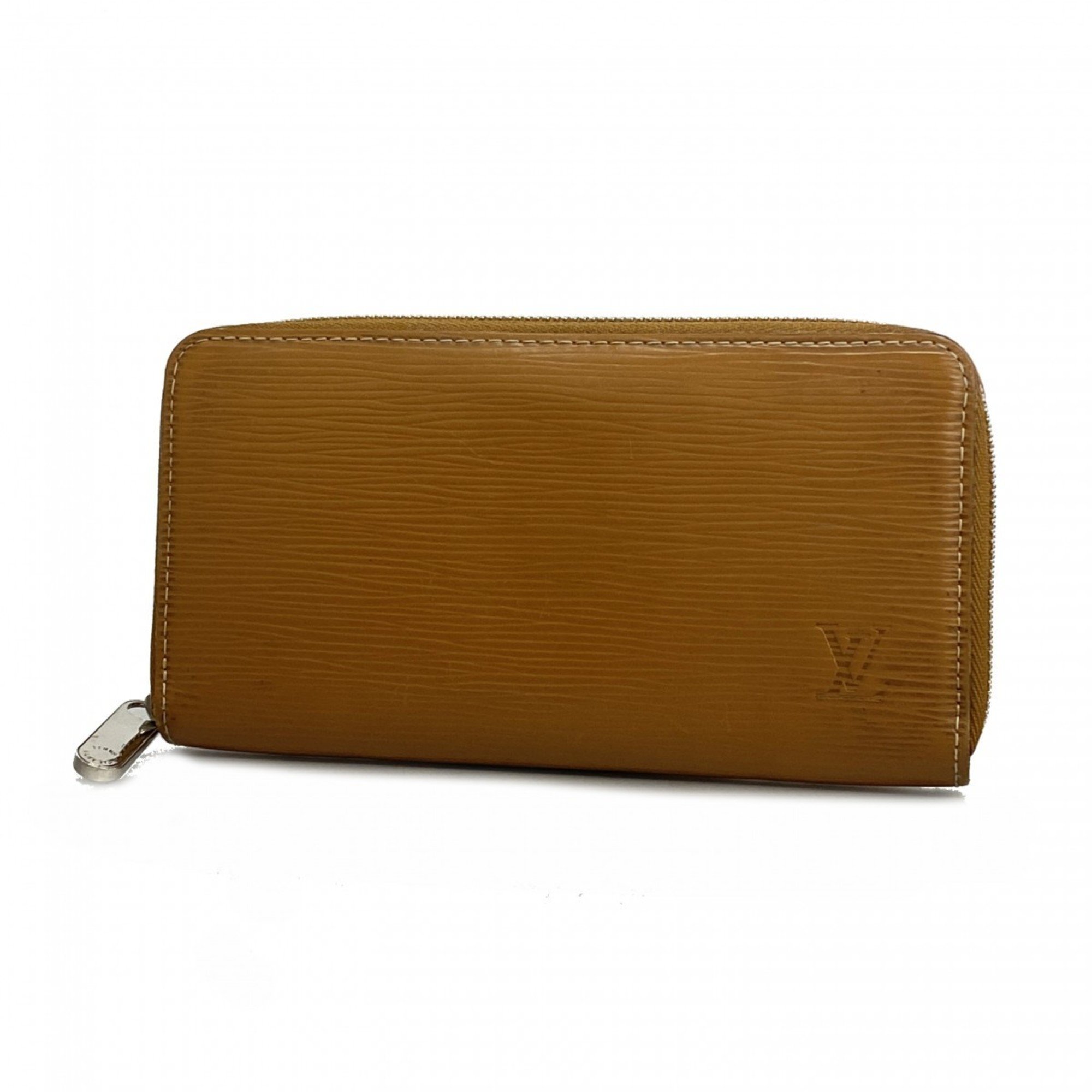 Louis Vuitton Long Wallet Epi Zippy M60308 Cacao Men's Women's