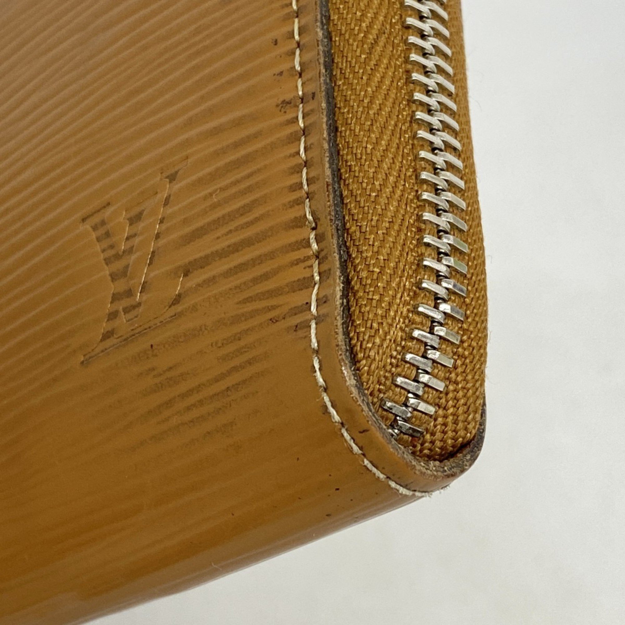 Louis Vuitton Long Wallet Epi Zippy M60308 Cacao Men's Women's