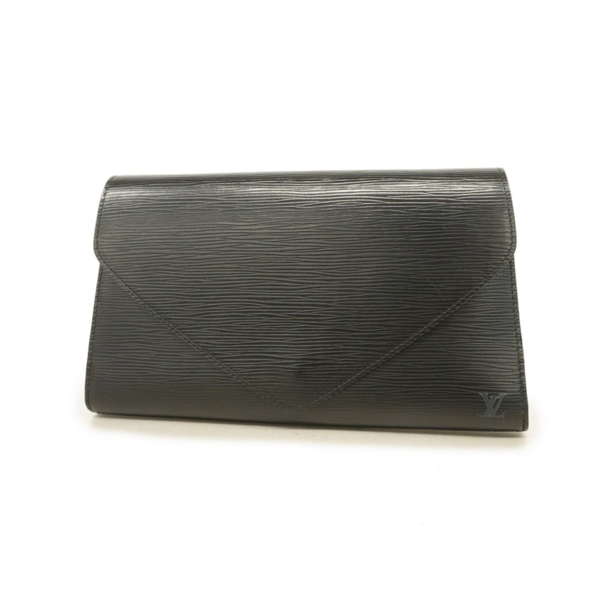 Louis Vuitton Clutch Bag Epi Art Deco M52632 Noir Ladies