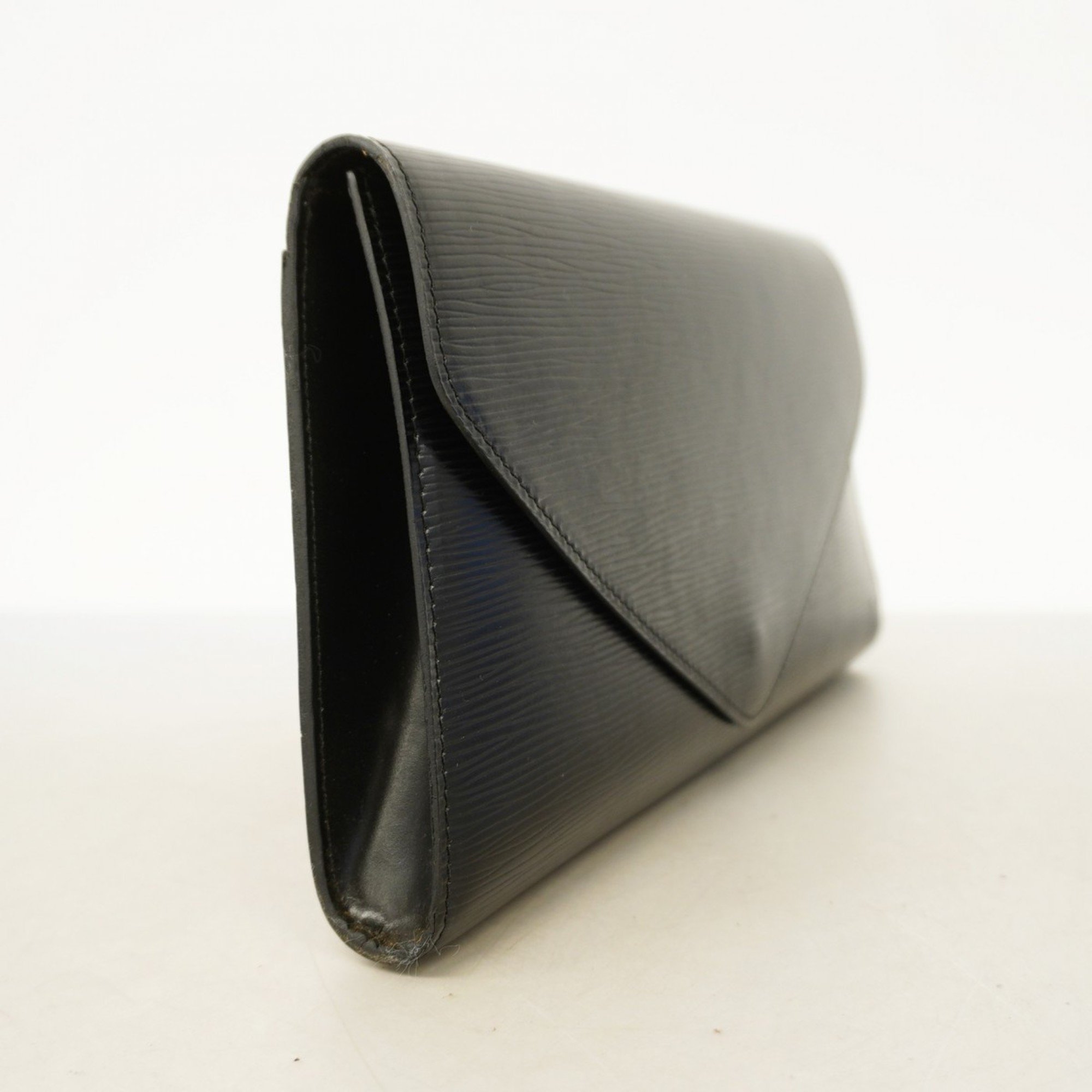 Louis Vuitton Clutch Bag Epi Art Deco M52632 Noir Ladies