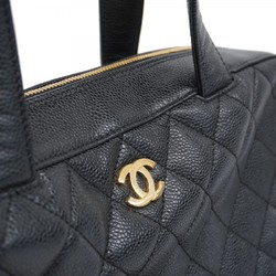 Chanel handbag Matelasse caviar skin black ladies