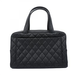 Chanel handbag Matelasse caviar skin black ladies