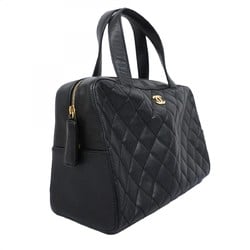 Chanel handbag Matelasse caviar skin black ladies