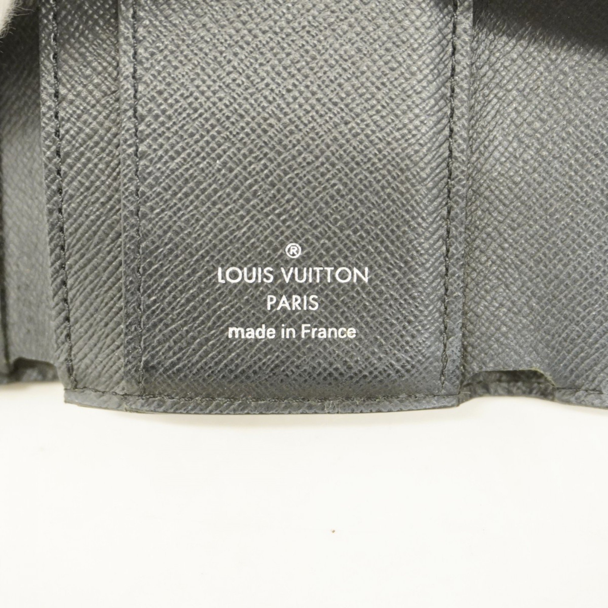 Louis Vuitton Tri-fold Wallet Epi Portefeuille Twist Compact XS M63322 Noir Ladies