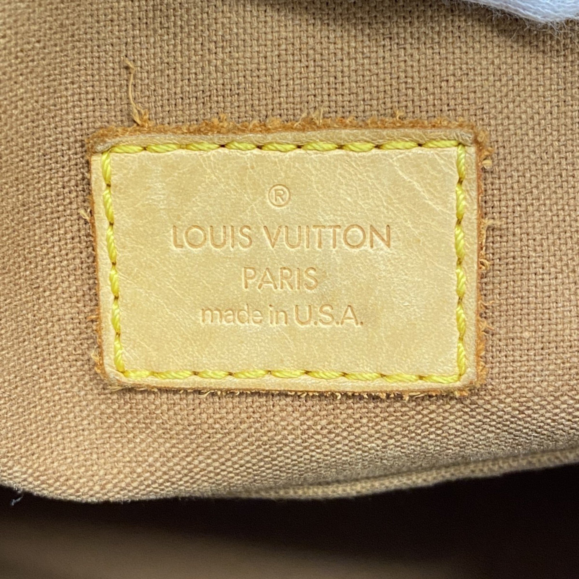 Louis Vuitton Tote Bag Monogram Batignolles M51156 Brown Women's