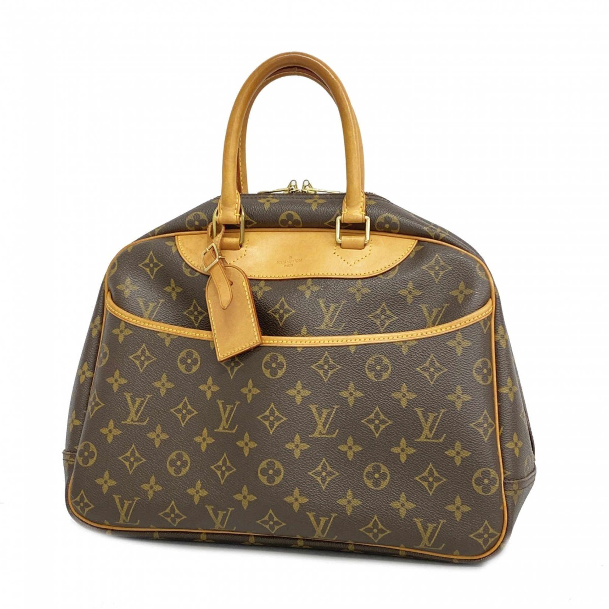 Louis Vuitton Handbag Monogram Deauville M47270 Brown Ladies