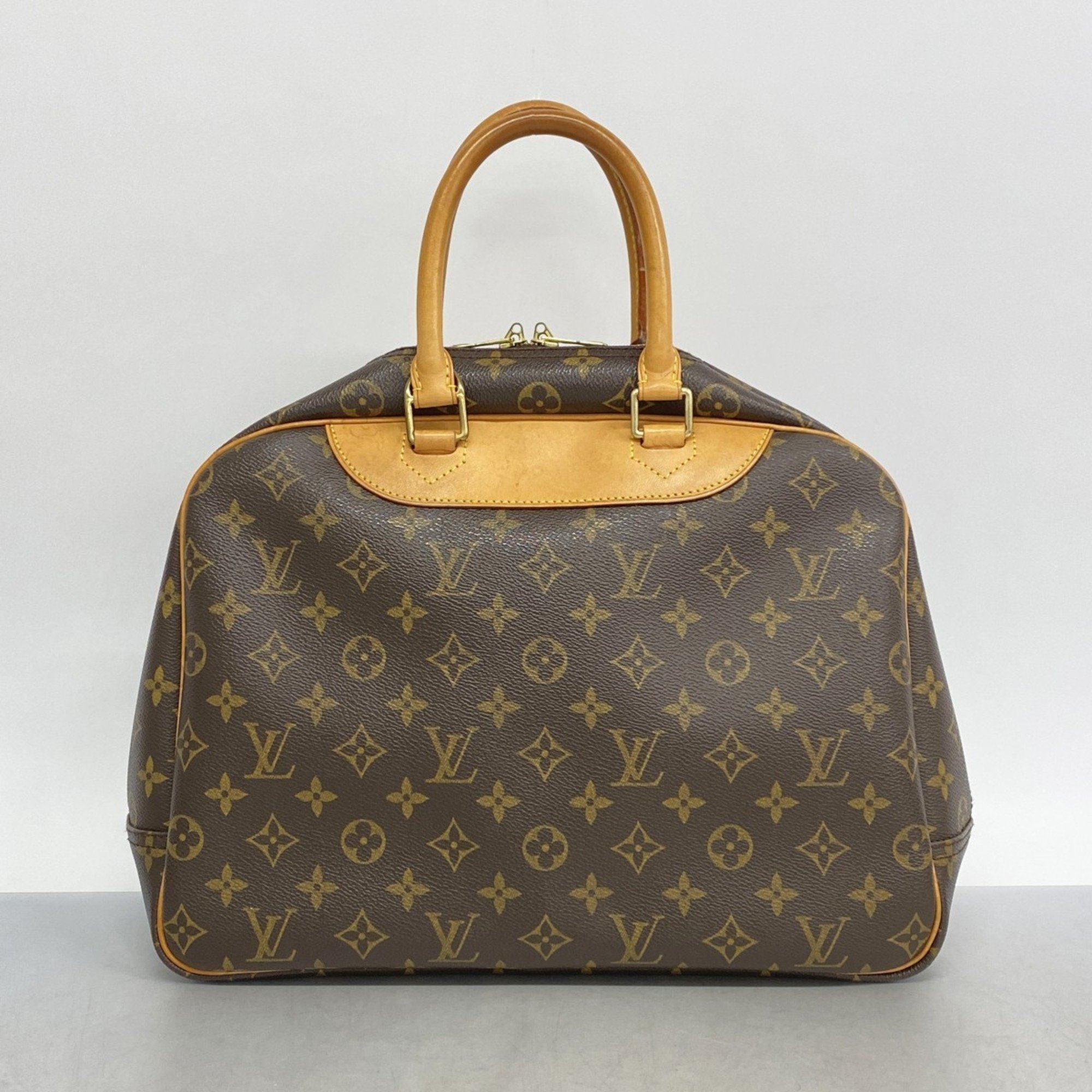 Louis Vuitton Handbag Monogram Deauville M47270 Brown Ladies