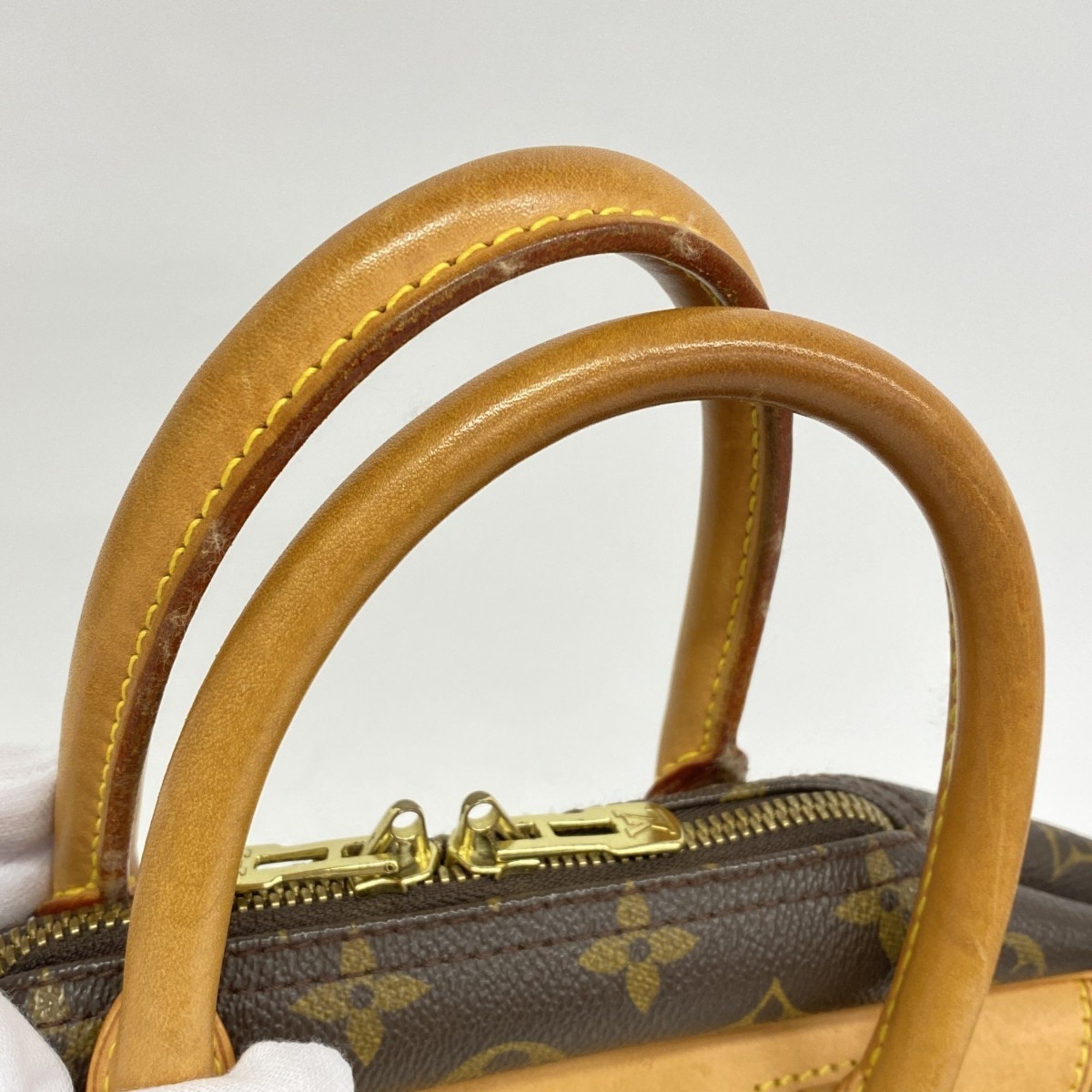 Louis Vuitton Handbag Monogram Deauville M47270 Brown Ladies