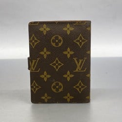 Louis Vuitton Notebook Cover Monogram Agenda PM R20005 Brown Men's Women's