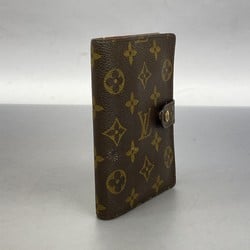 Louis Vuitton Notebook Cover Monogram Agenda PM R20005 Brown Men's Women's