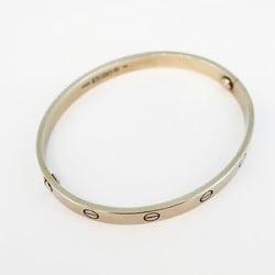 Cartier Bangle Love Bracelet K18WG White Gold Men's Women's