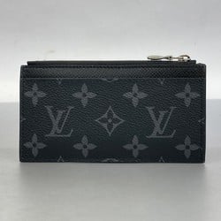 Louis Vuitton Wallet/Coin Case Monogram Eclipse Coin Card Holder M30271 Noir Men's