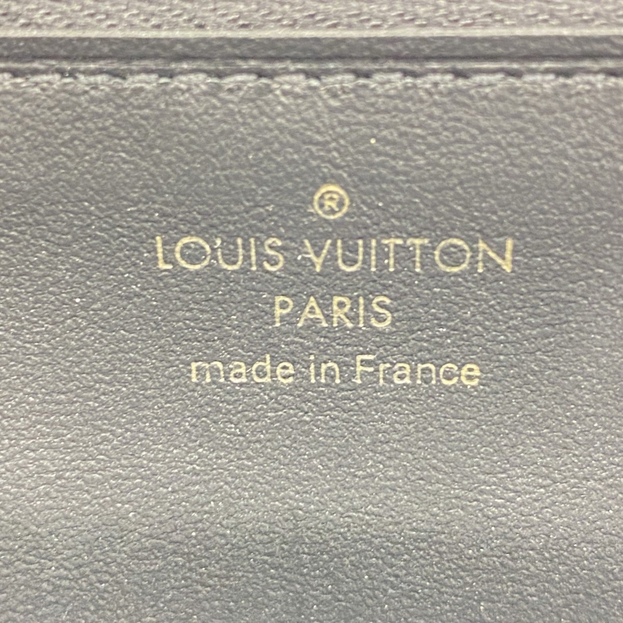 Louis Vuitton Long Wallet Portefeuille Capucines M64551 Noir Ladies