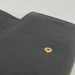 Louis Vuitton Long Wallet Portefeuille Capucines M64551 Noir Ladies