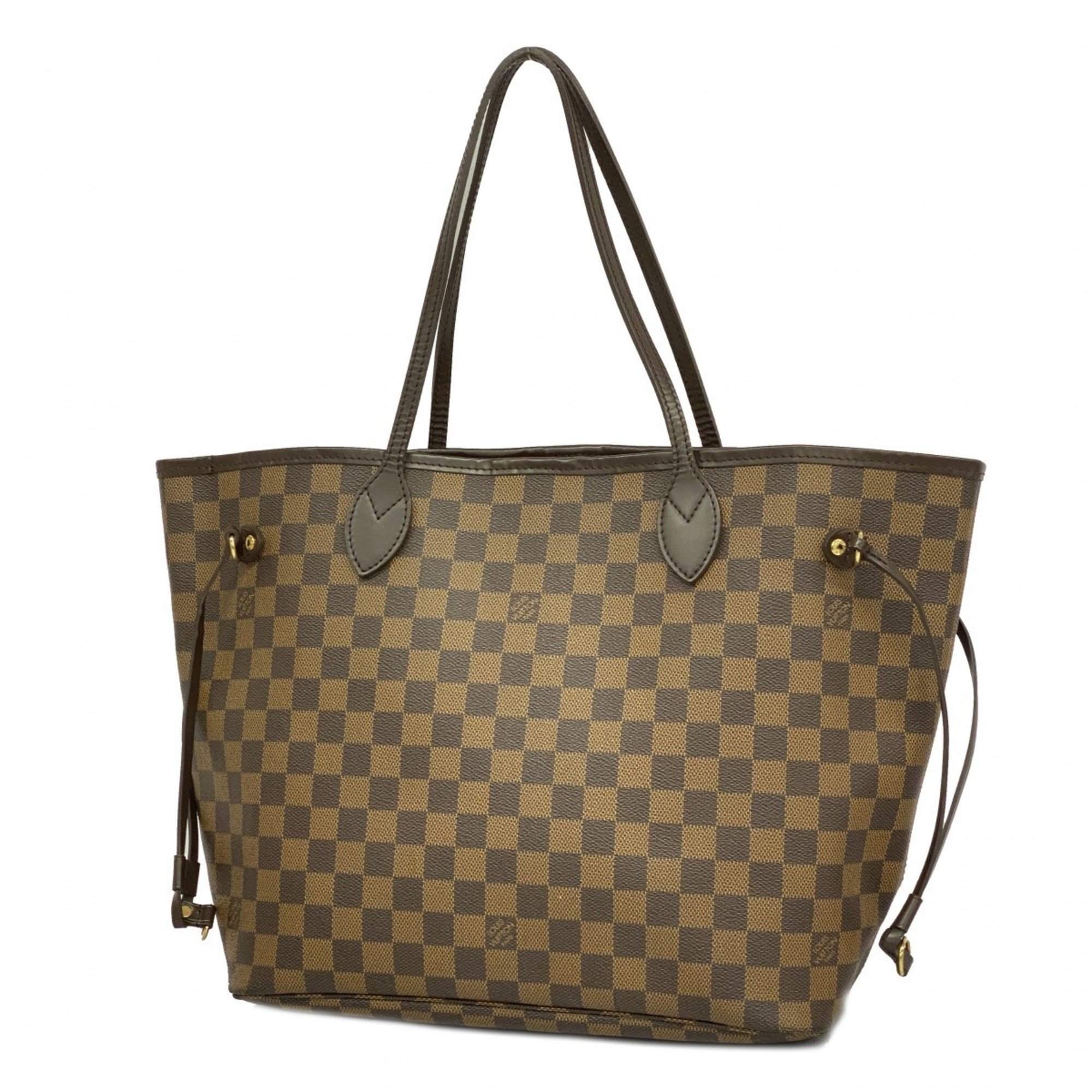 Louis Vuitton Tote Bag Damier Neverfull MM N51105 Ebene Women's