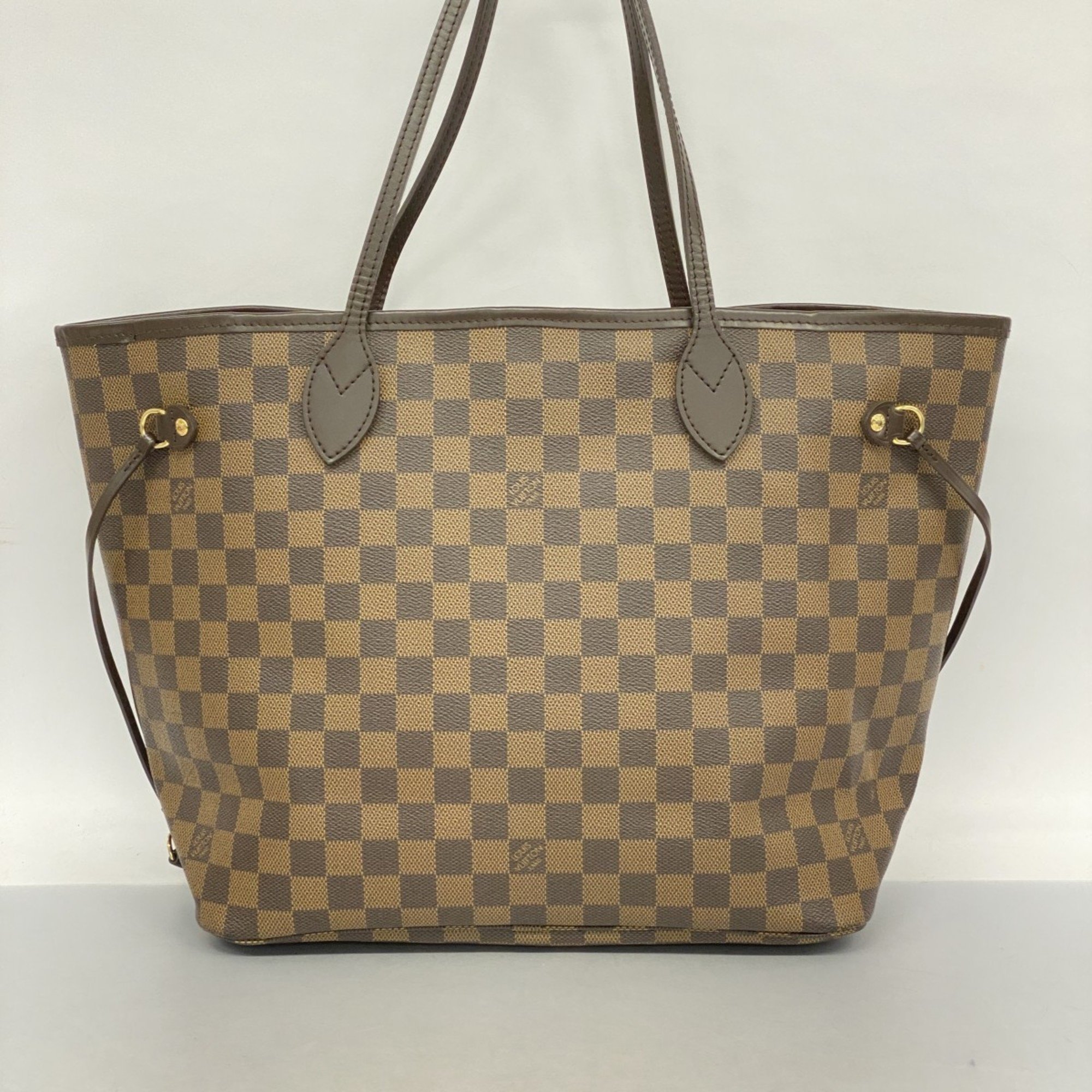 Louis Vuitton Tote Bag Damier Neverfull MM N51105 Ebene Women's