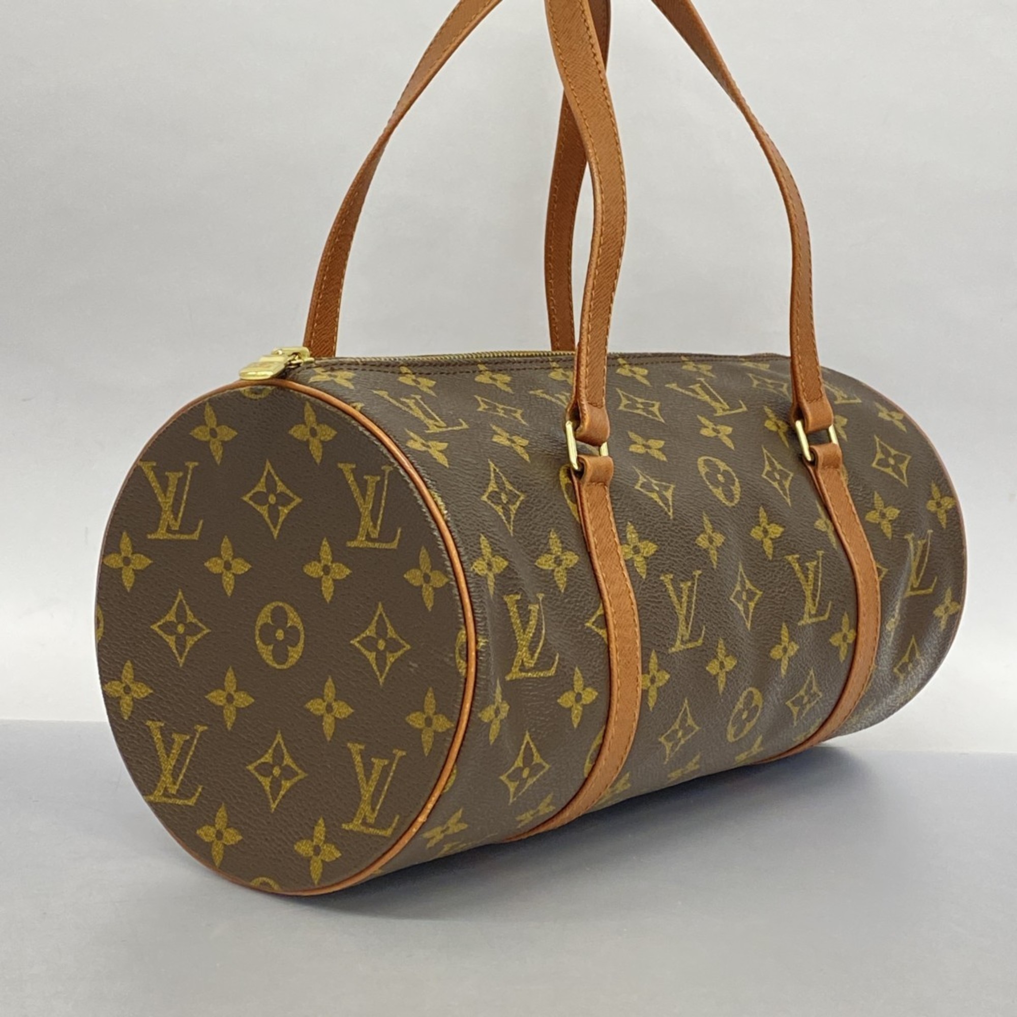 Louis Vuitton Handbag Monogram Papyrus 30 M51365 Brown Women's