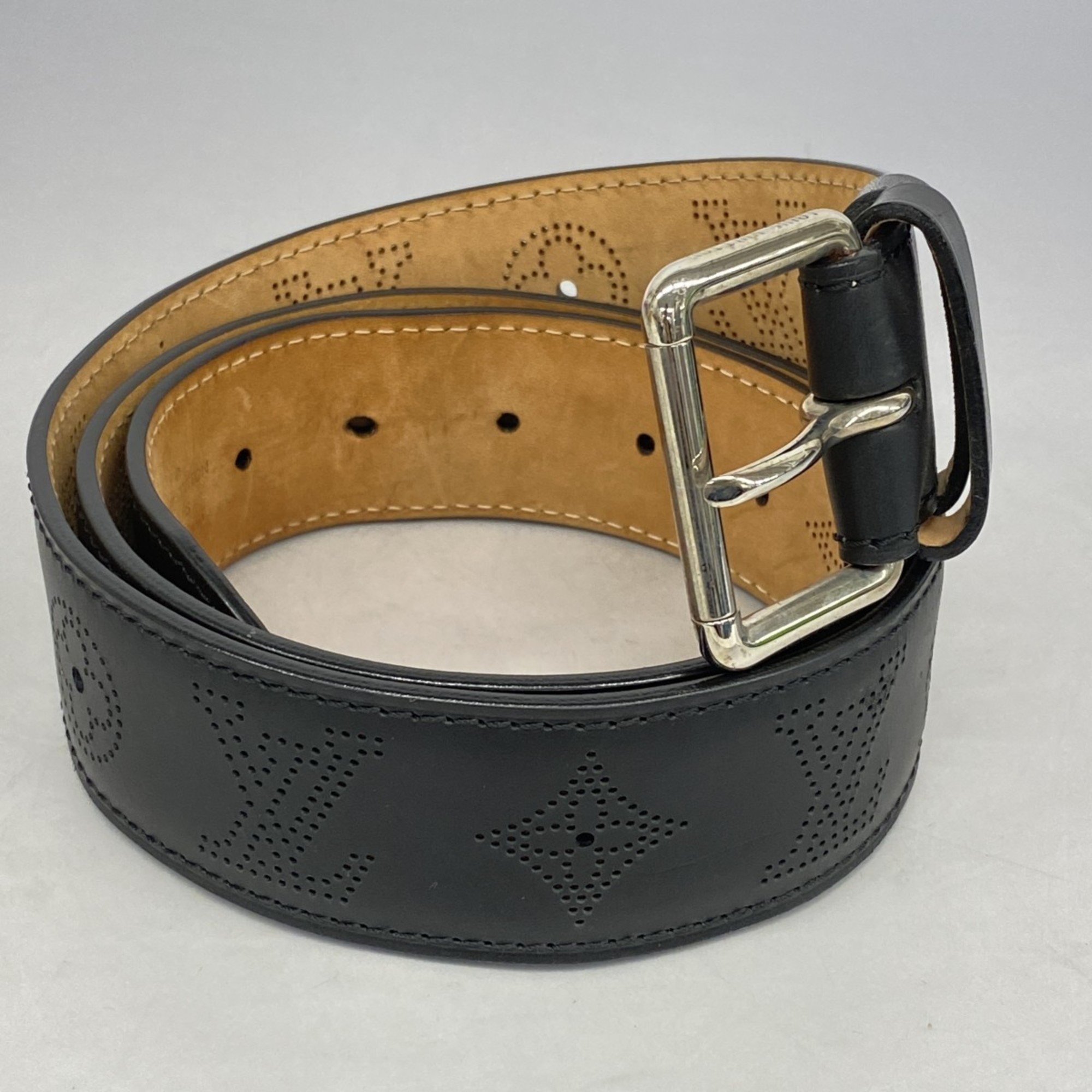 Louis Vuitton Belt Mahina Santurperfo M6931 Noir Ladies