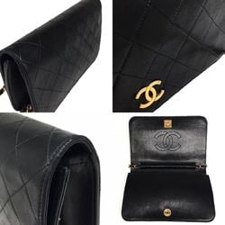 Chanel Matelasse Single Chain Shoulder Bag Lambskin Flap Coco Mark Push Lock No.6 CHANEL