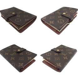 Louis Vuitton Porte Monnaie Biennois Monogram Wallet M61663 Brown LOUIS VUITTON