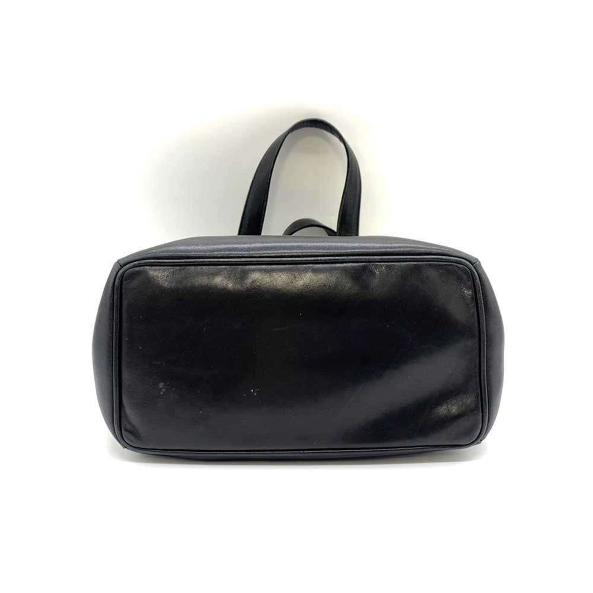 Christian Dior handbag in black leather