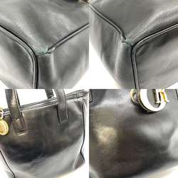 Christian Dior handbag in black leather