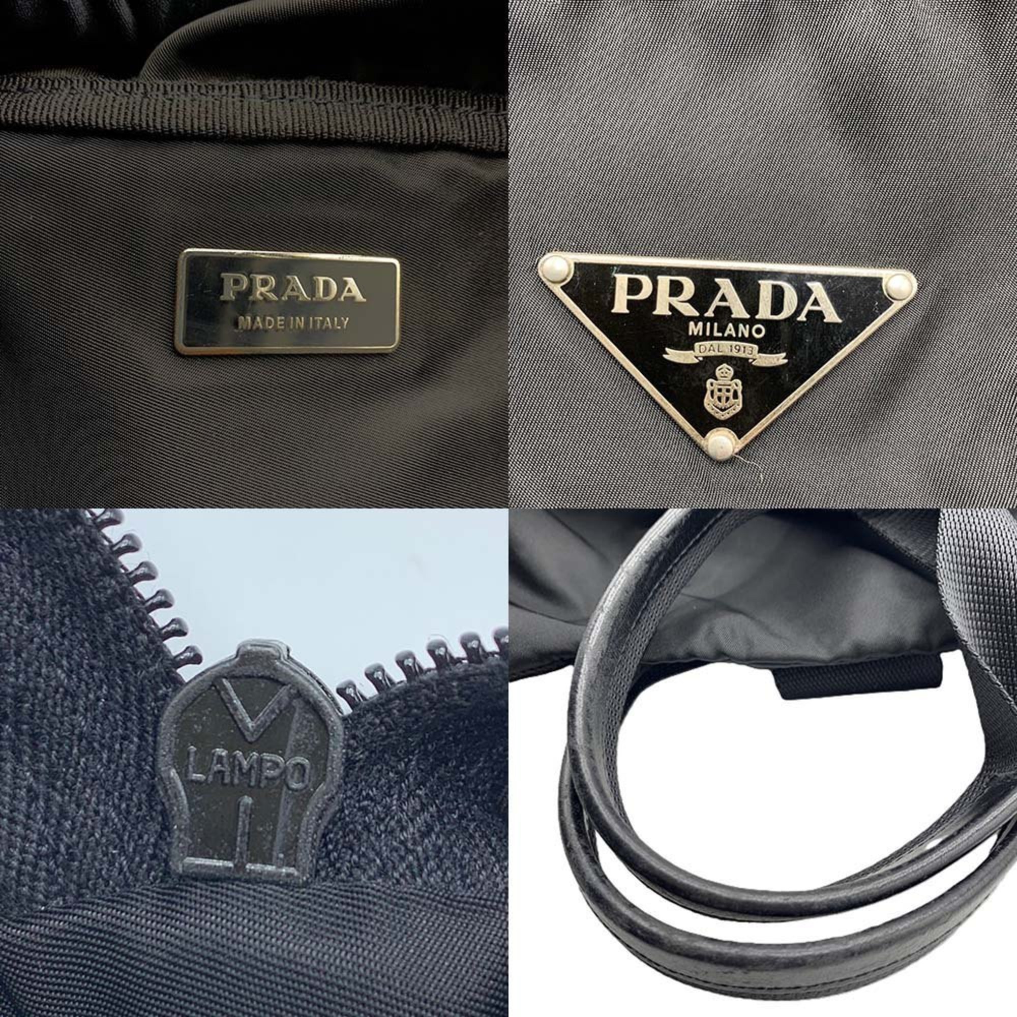 Prada Nylon Boston Bag Tessuto Black PRADA