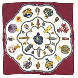 Hermes Carré 40 Qu importe le flacon Silk scarf Red HERMES