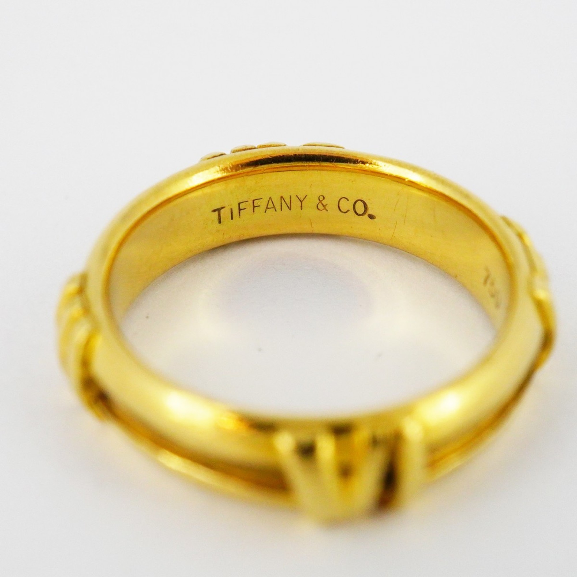 Tiffany Atlas Ring, 18K Yellow Gold, Size 8.5, Women's