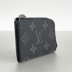 Louis Vuitton Wallet/Coin Case Monogram Eclipse Porte Monnaie Jour M63536 Black Men's